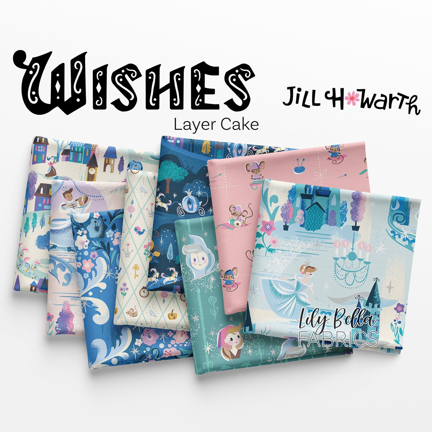 Wishes 10 Inch Stacker (42 pieces) by Jill Howarth for Riley Blake Designs (10-18070-42)