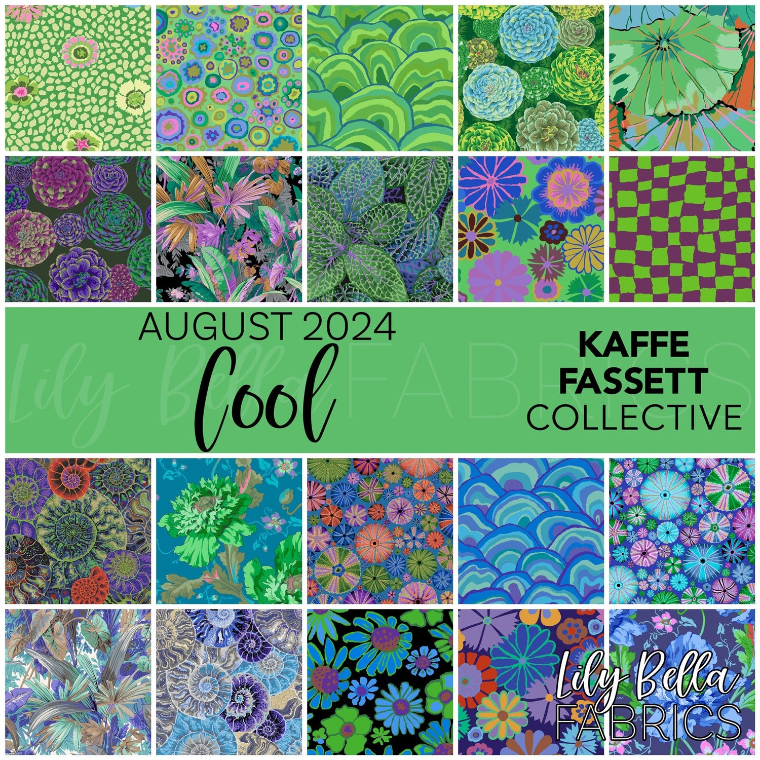 Cool - August 2024 by Kaffe Fassett Collective