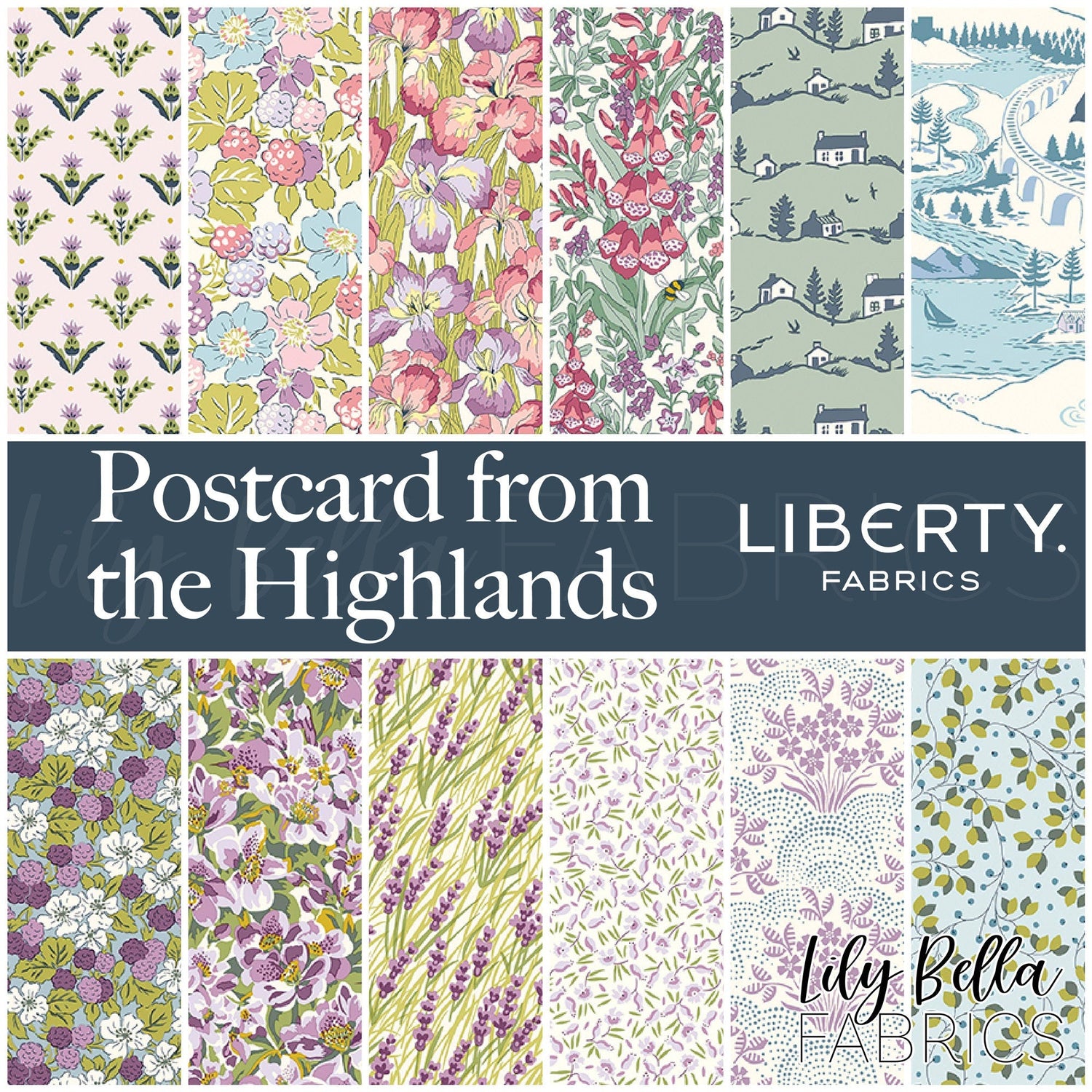 Postcard from the Highlands by Liberty Fabrics