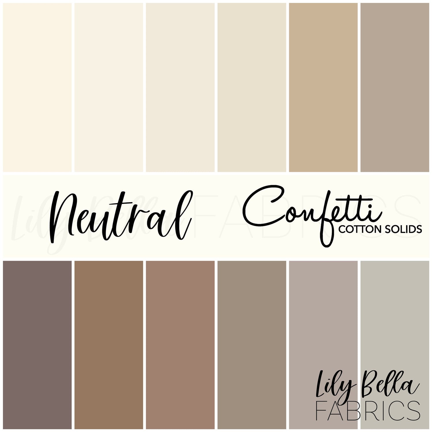 Neutral Confetti Cottons Fabric Collection by The RBD Designers for Riley Blake Designs at Lily Bella Fabrics