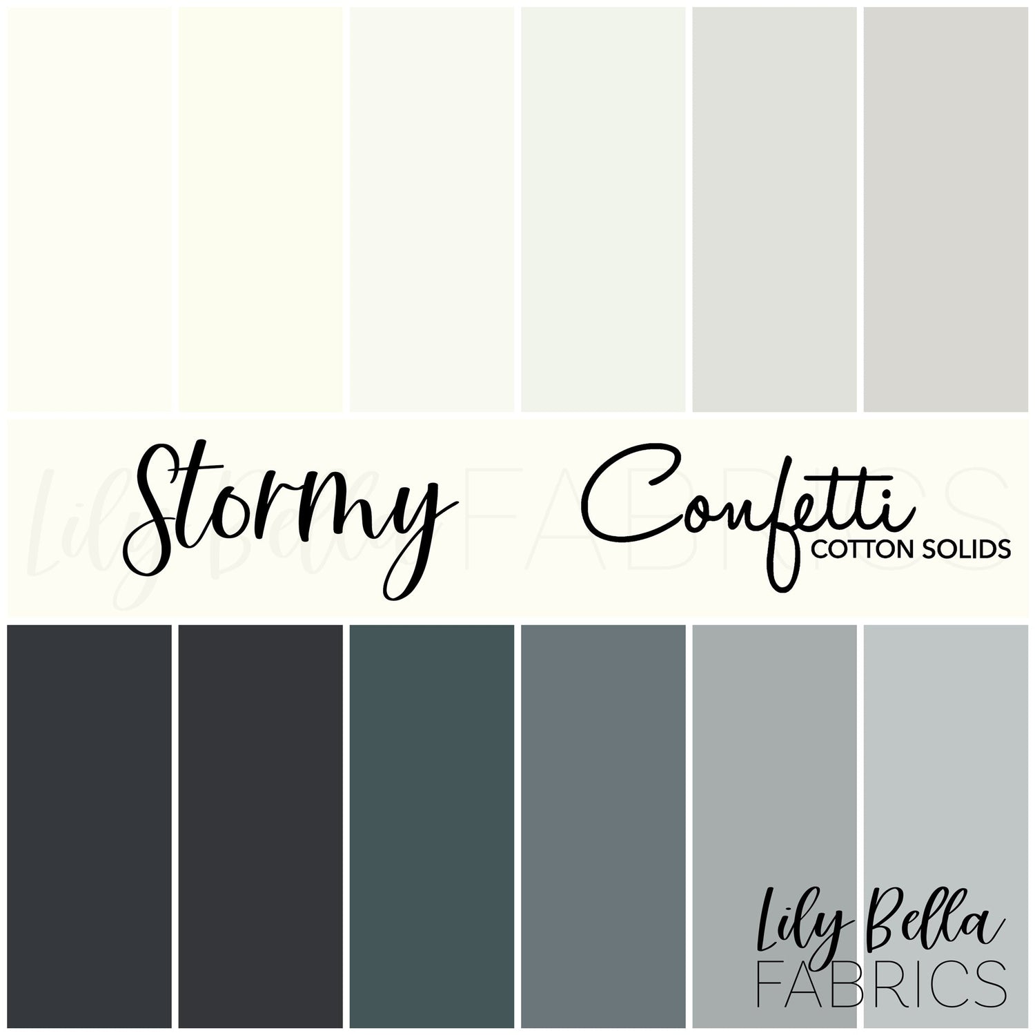 Stormy Confetti Cottons Fabric Collection by The RBD Designers for Riley Blake Designs at Lily Bella Fabrics
