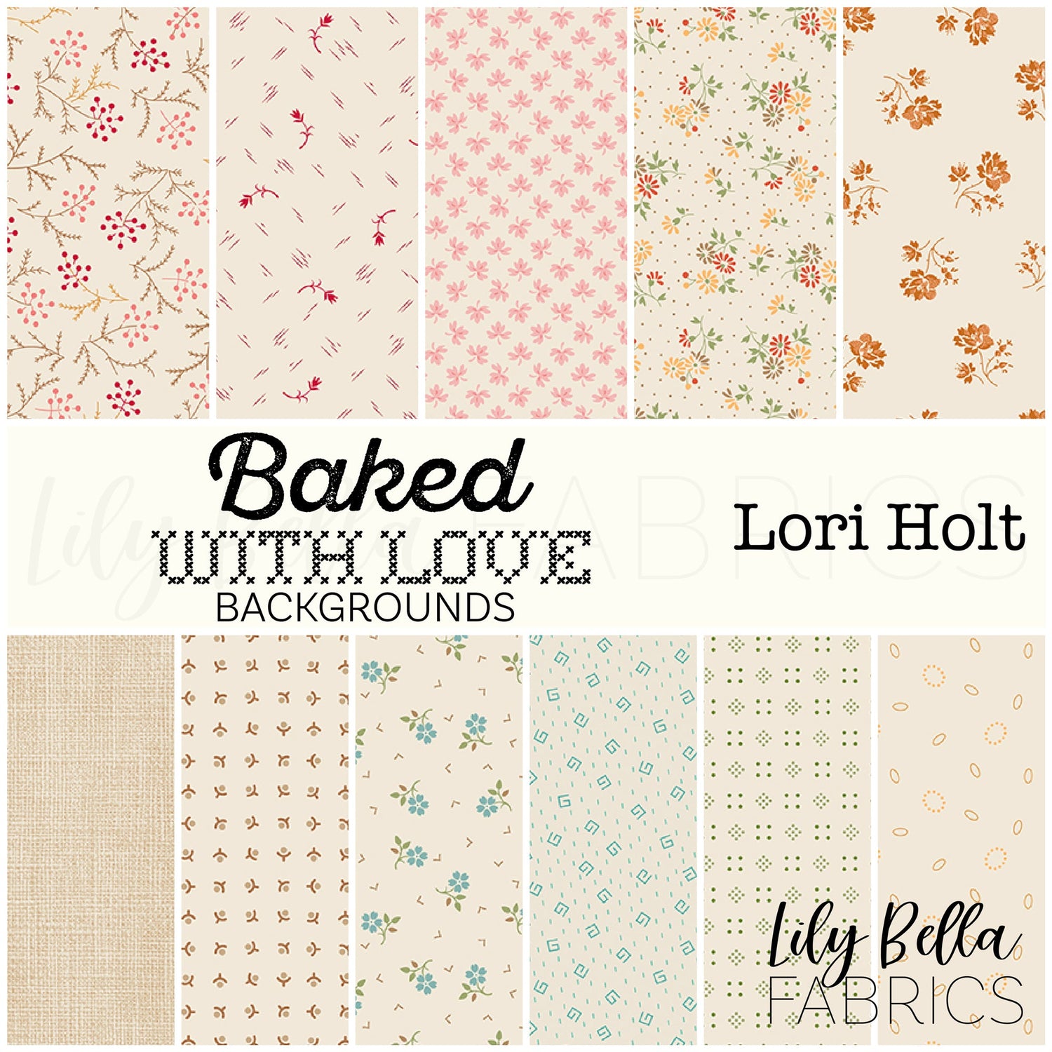 Baked with Love Backgrounds by Lori Holt
