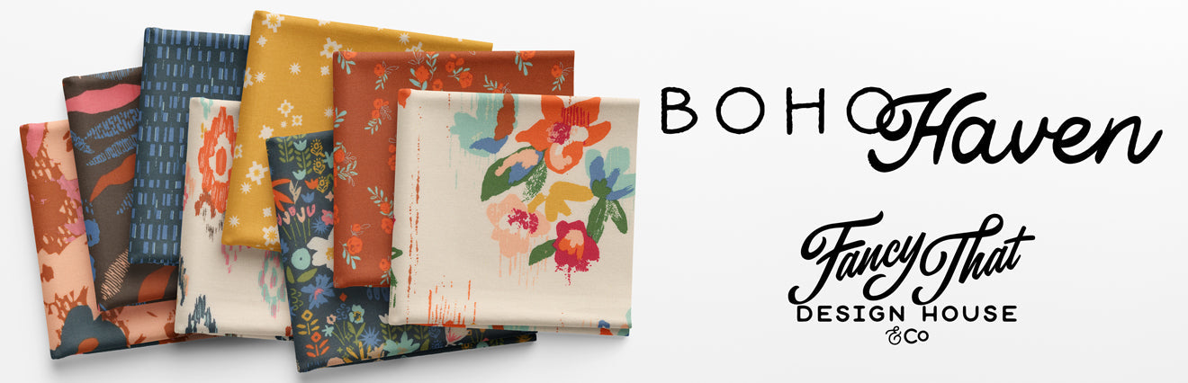 Boho Haven Fabric Collection by Fancy That Design House and Co. for Moda at Lily Bella Fabrics