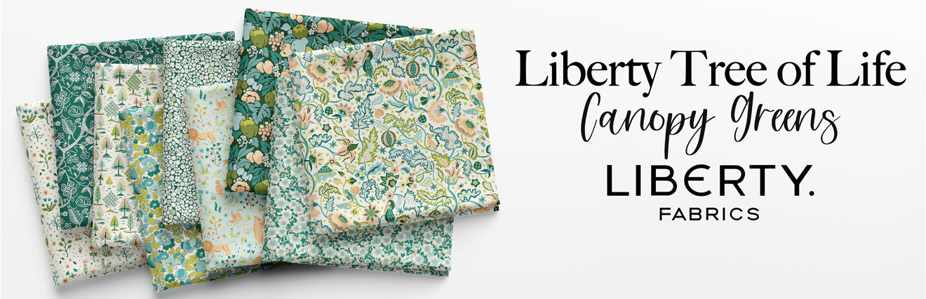 Liberty Tree of Life - Canopy Greens by Liberty Fabrics - Coming December 2024