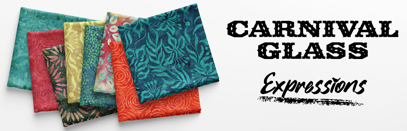 Carnival Glass Expressions Batiks by Riley Blake Designs - Coming September 2025