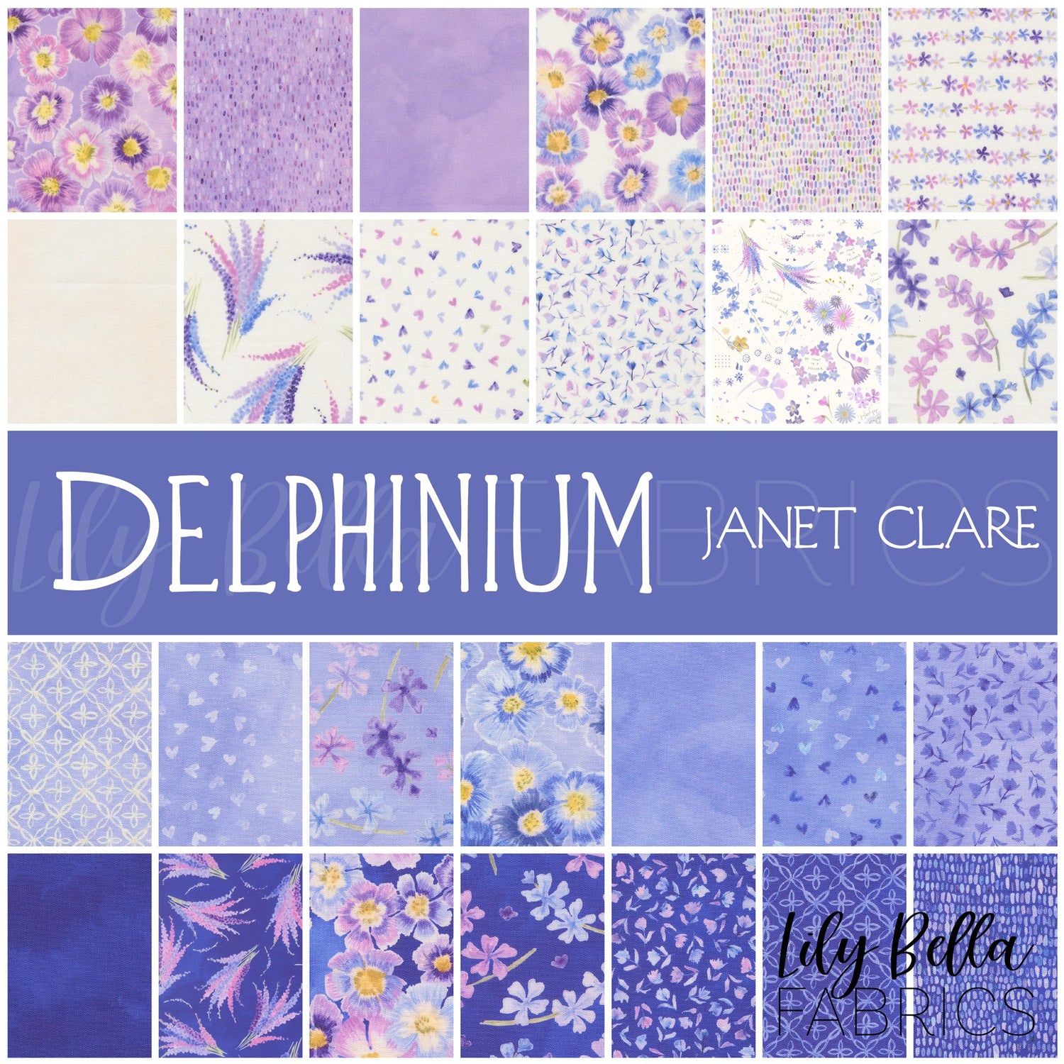 Delphinium by Janet Clare