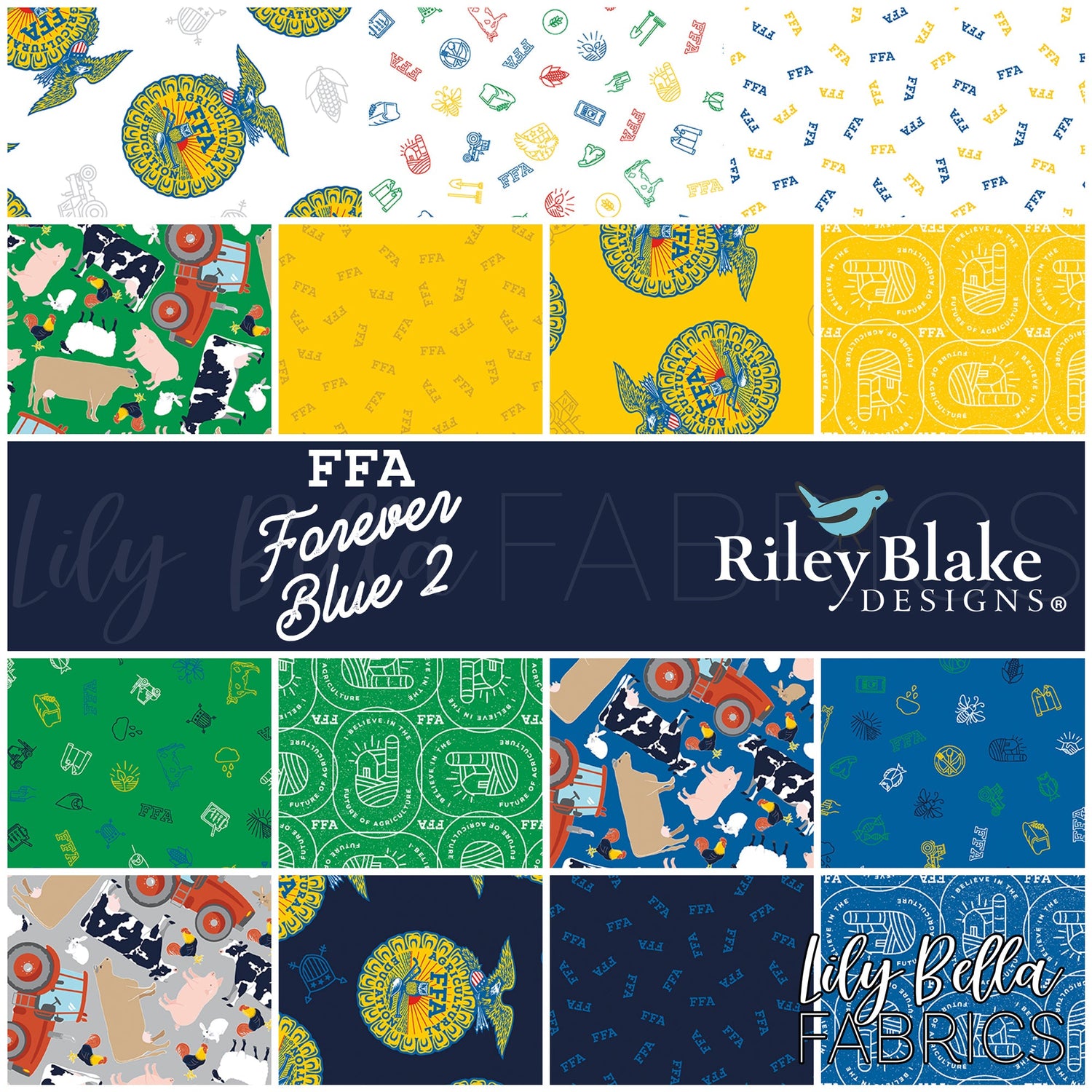 FFA Forever Blue 2 by Riley Blake Designs
