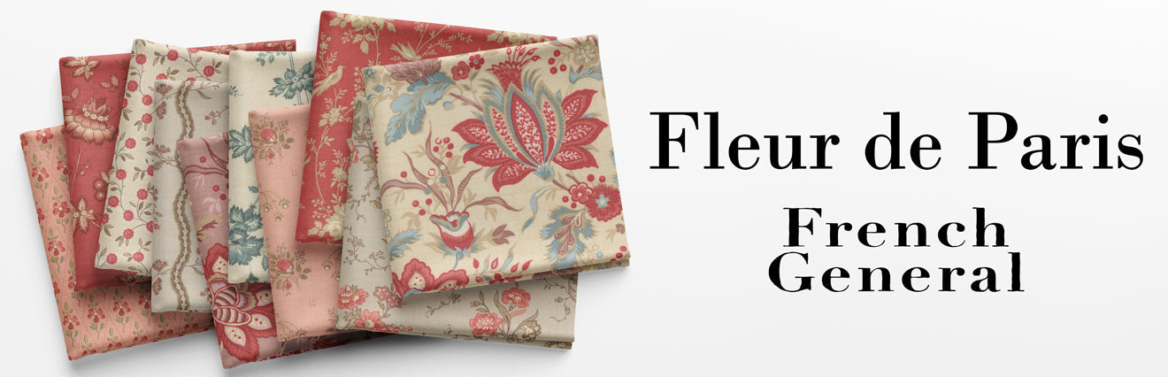 Fleur de Paris Fabric Collection by French General for Moda at Lily Bella Fabrics
