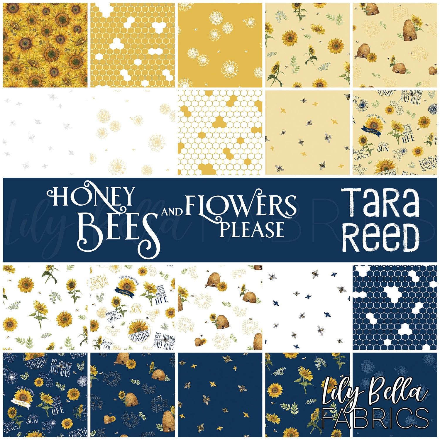 Honey Bees and Flowers Please by Tara Reed