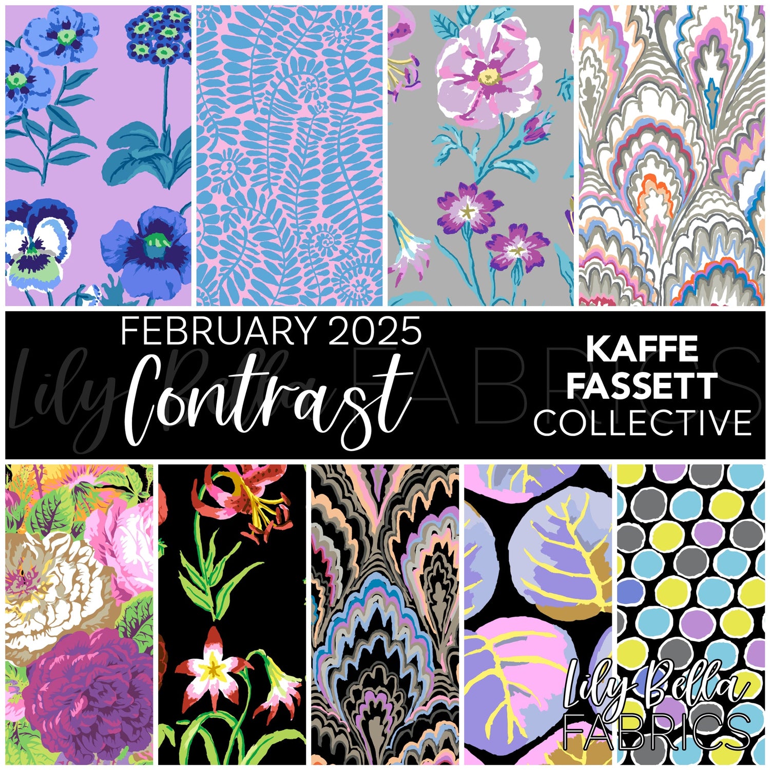 Contrast - February 2025 by Kaffe Fassett Collective