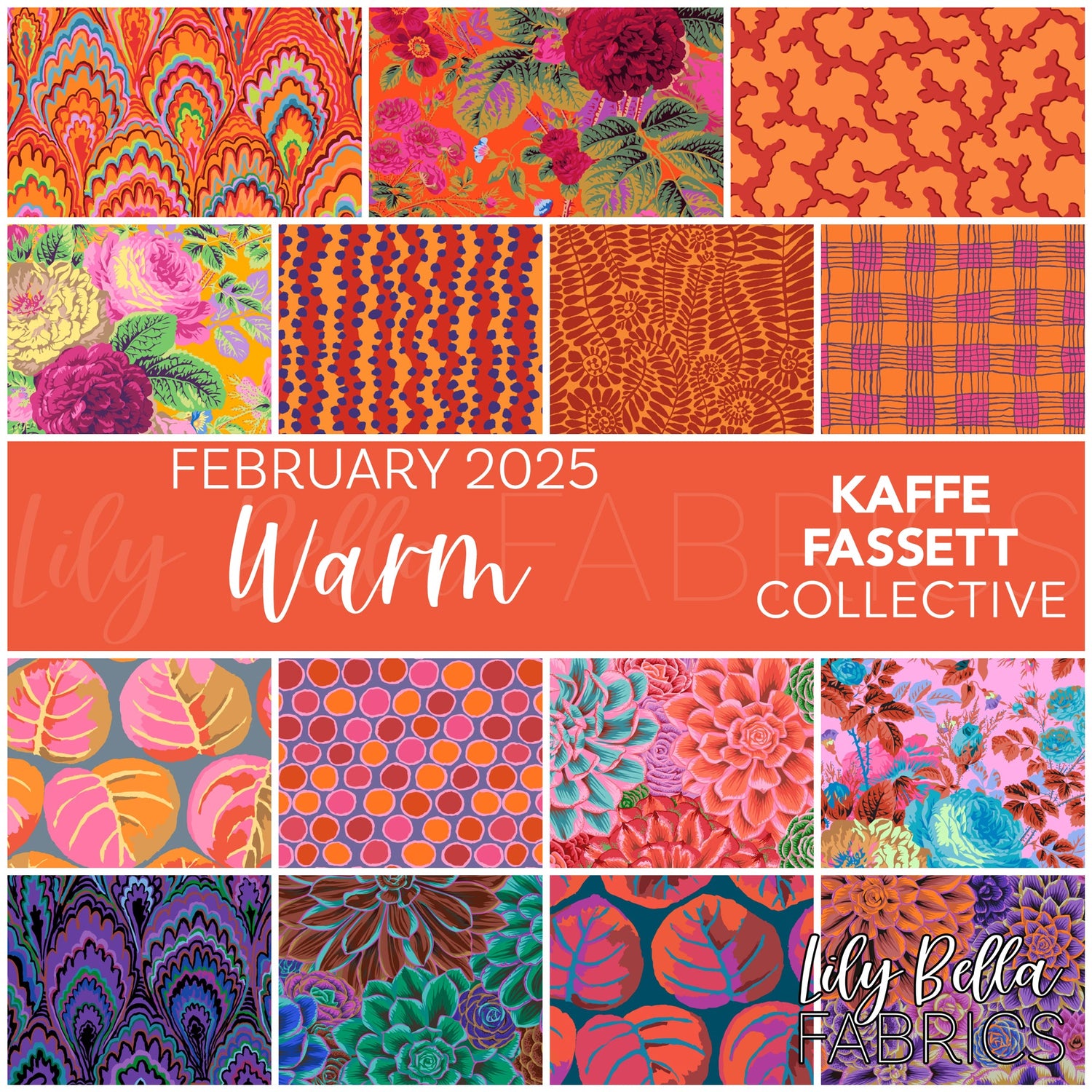 Warm - February 2025 by Kaffe Fassett Collective