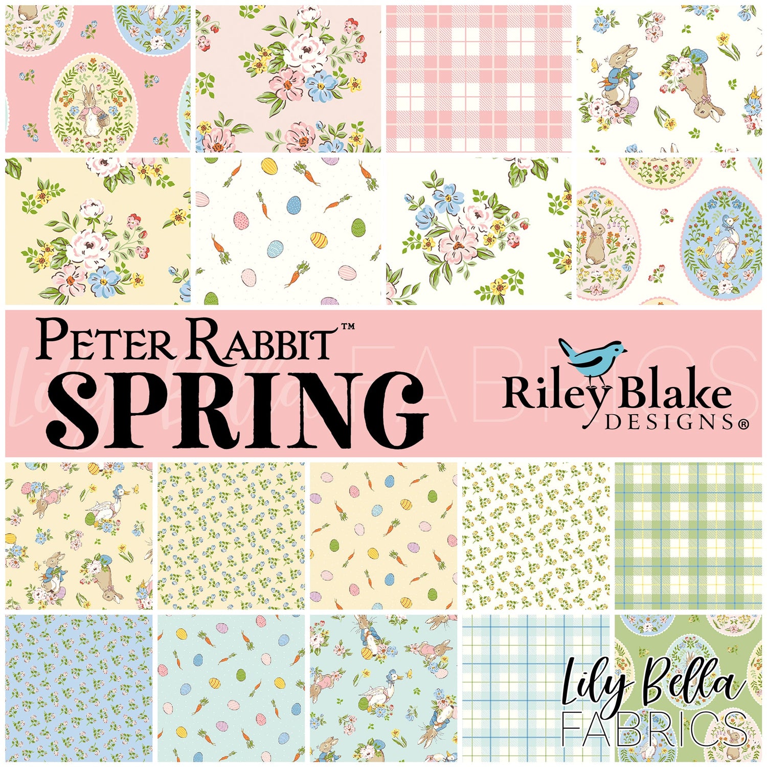 Peter Rabbit™ Spring Fabric Collection by Riley Blake Designs at Lily Bella Fabrics