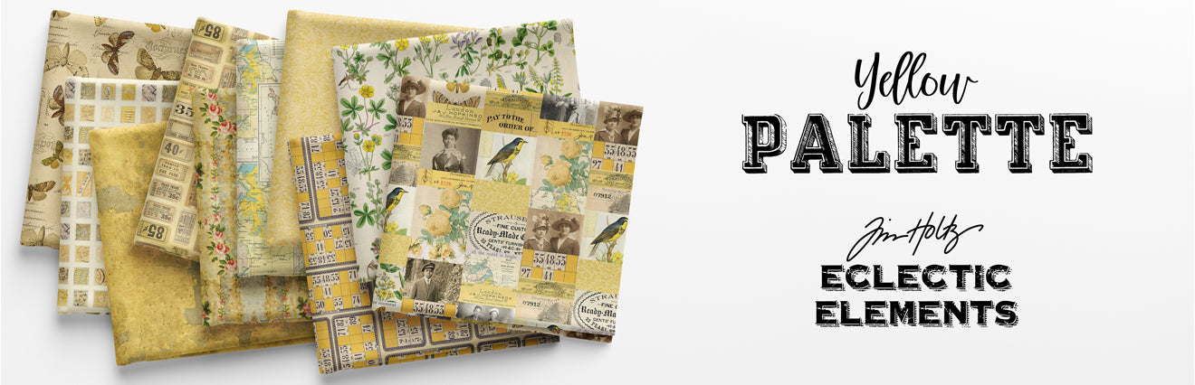 Eclectic Elements Palette: Yellow by Tim Holtz - Coming January 2025