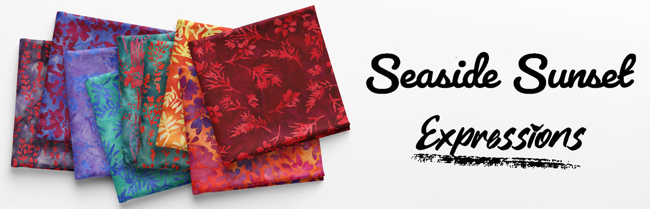Seaside Sunset Expressions Batiks by Riley Blake Designs - Coming September 2025