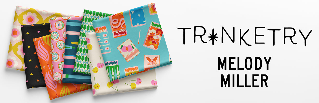 Trinketry Fabric Collection by Melody Miller for Ruby Star Society at Lily Bella Fabrics
