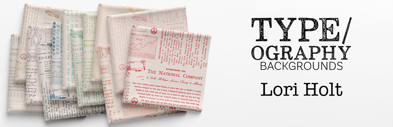TYPE/ography Backgrounds by Lori Holt - Coming October 2025