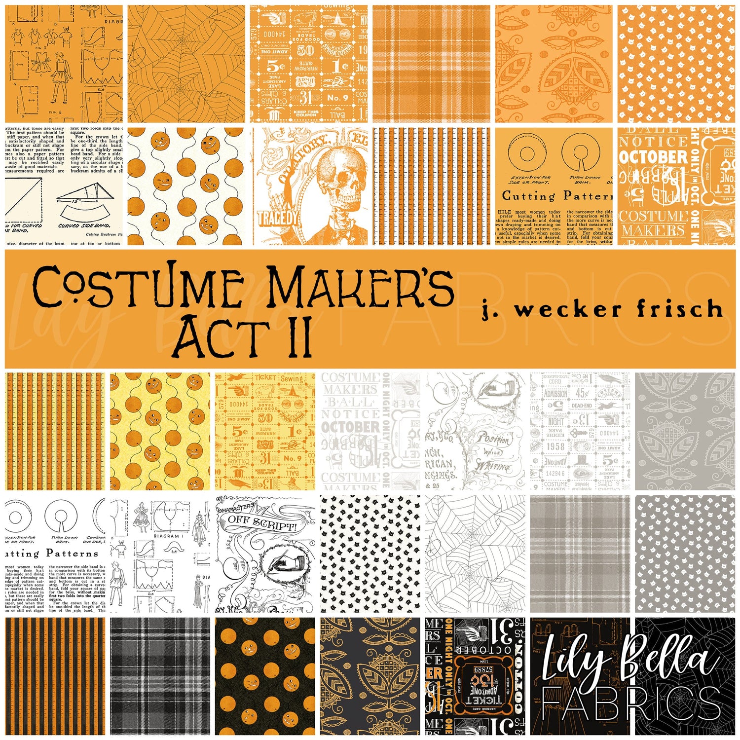 Costume Maker's Act II Fabric Collection by J. Wecker Frisch for Riley Blake Designs at Lily Bella Fabrics