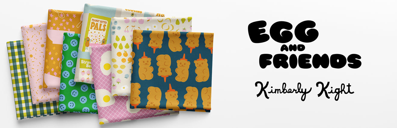 Egg and Friends Fabric Collection by Kimberly Kight for Ruby Star Society at Lily Bella Fabrics