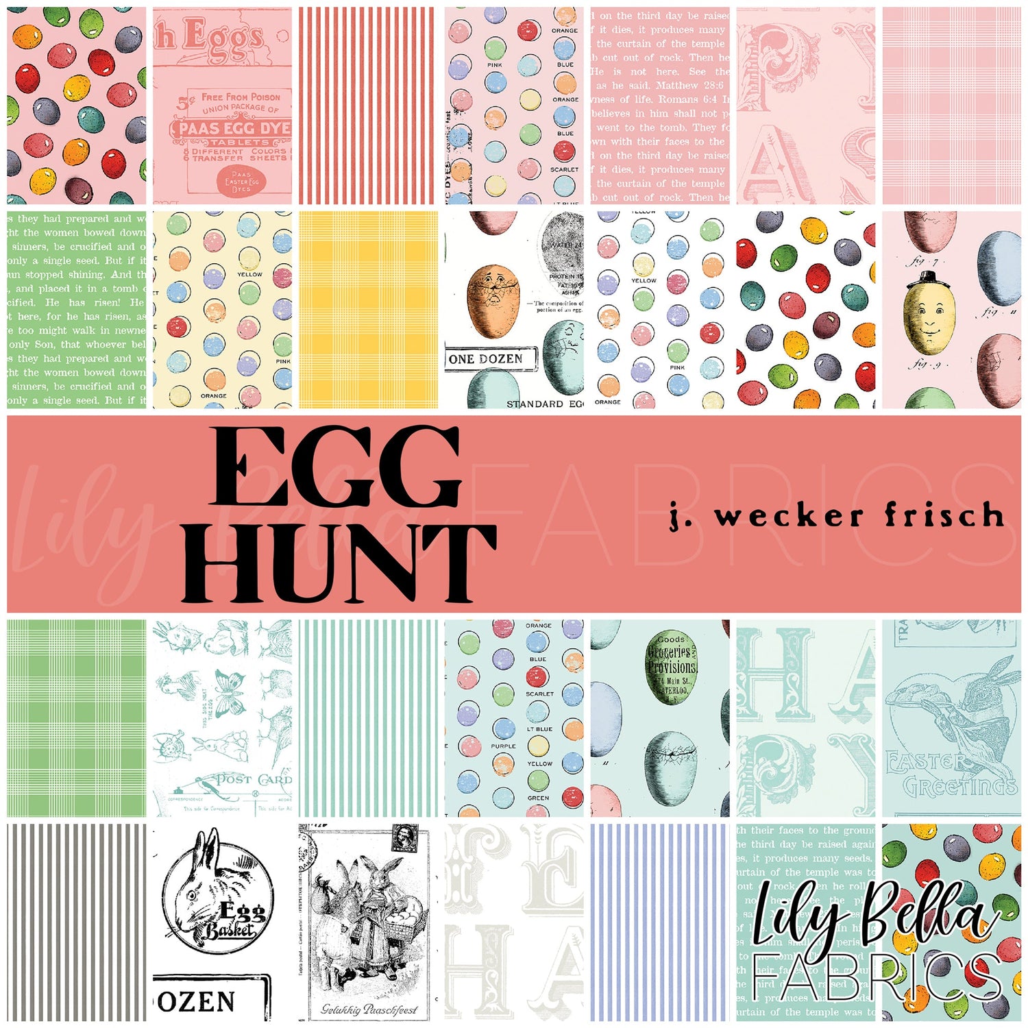 Egg Hunt Fabric Collection by J. Wecker Frisch for Riley Blake Designs at Lily Bella Fabrics