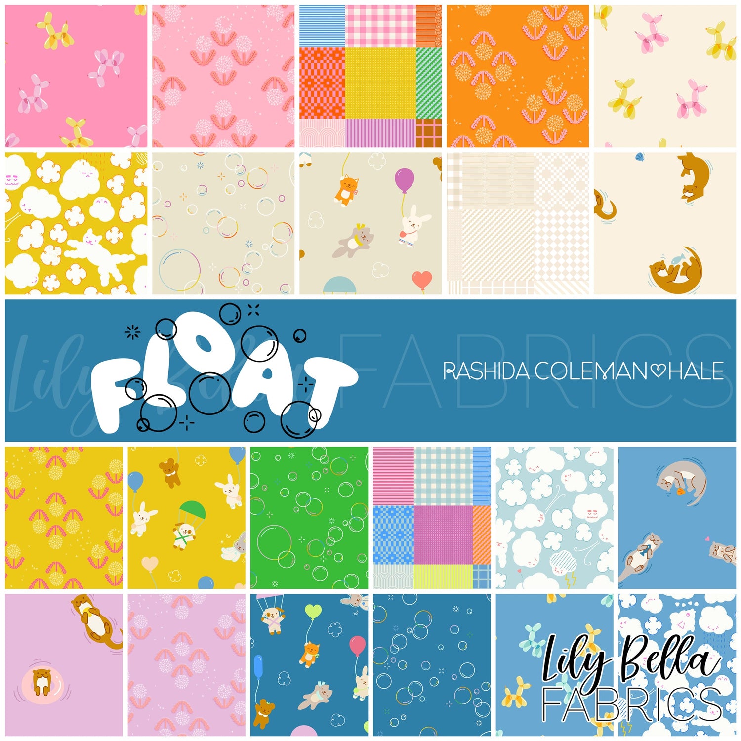 Float Fabric Collection by Rashida Coleman-Hale for Ruby Star Society at Lily Bella Fabrics