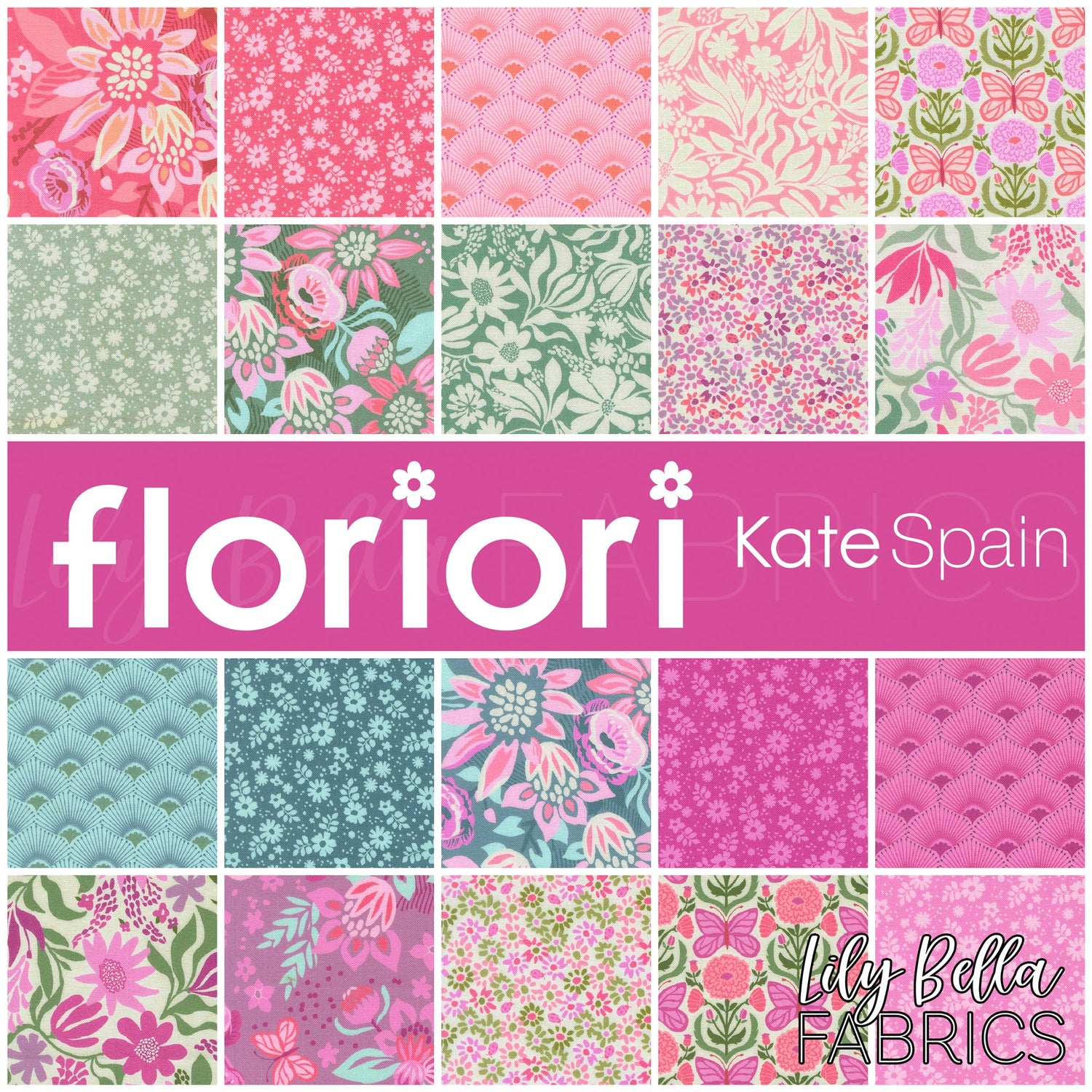 Floriori Fabric Collection by Kate Spain for Moda at Lily Bella Fabrics