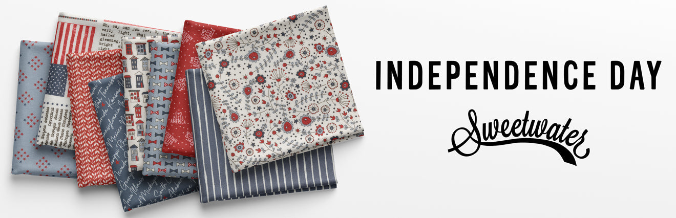 Independence Day Fabric Collection by Sweetwater for Moda at Lily Bella Fabrics