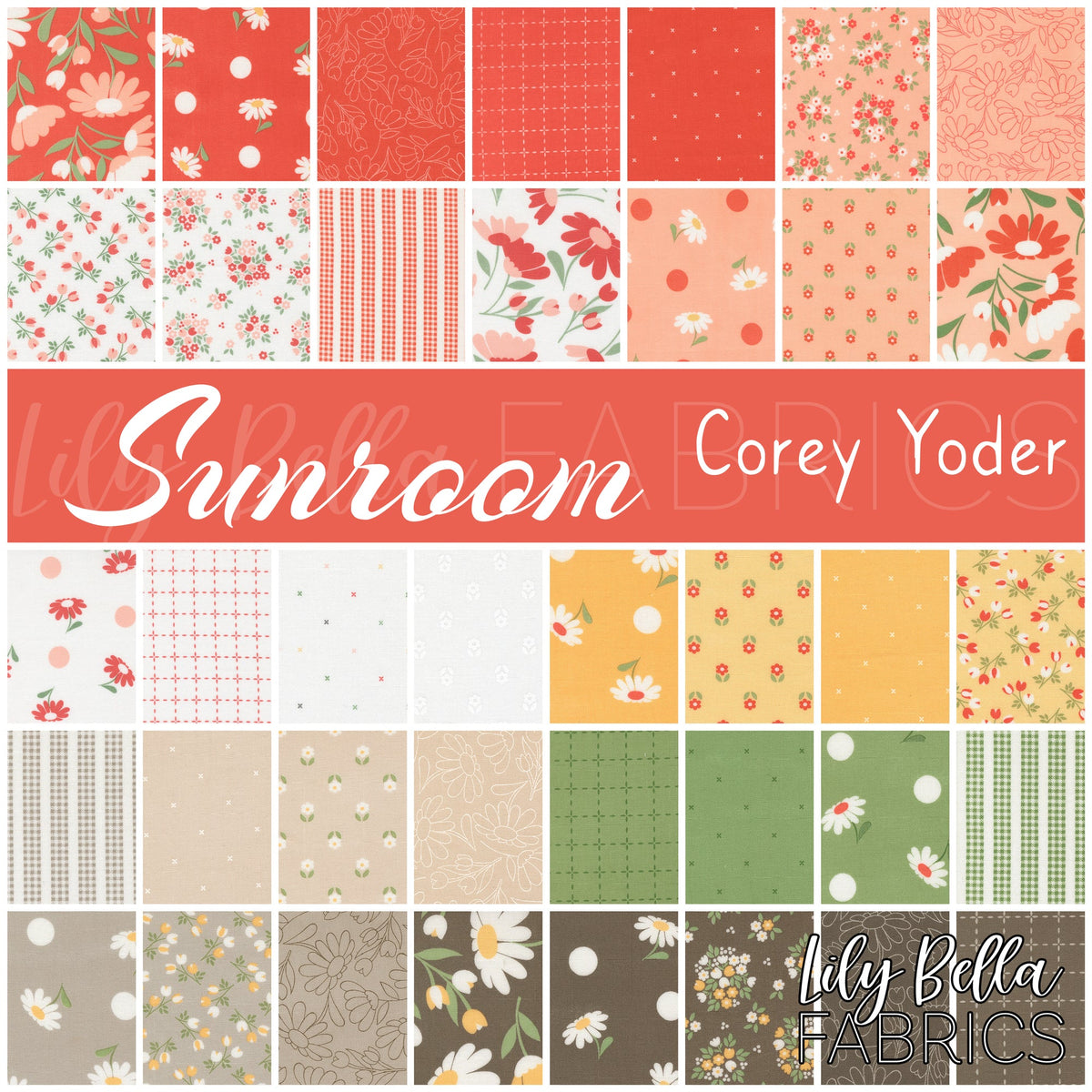 Sunroom Fabric Collection by Corey Yoder for Moda at Lily Bella Fabrics