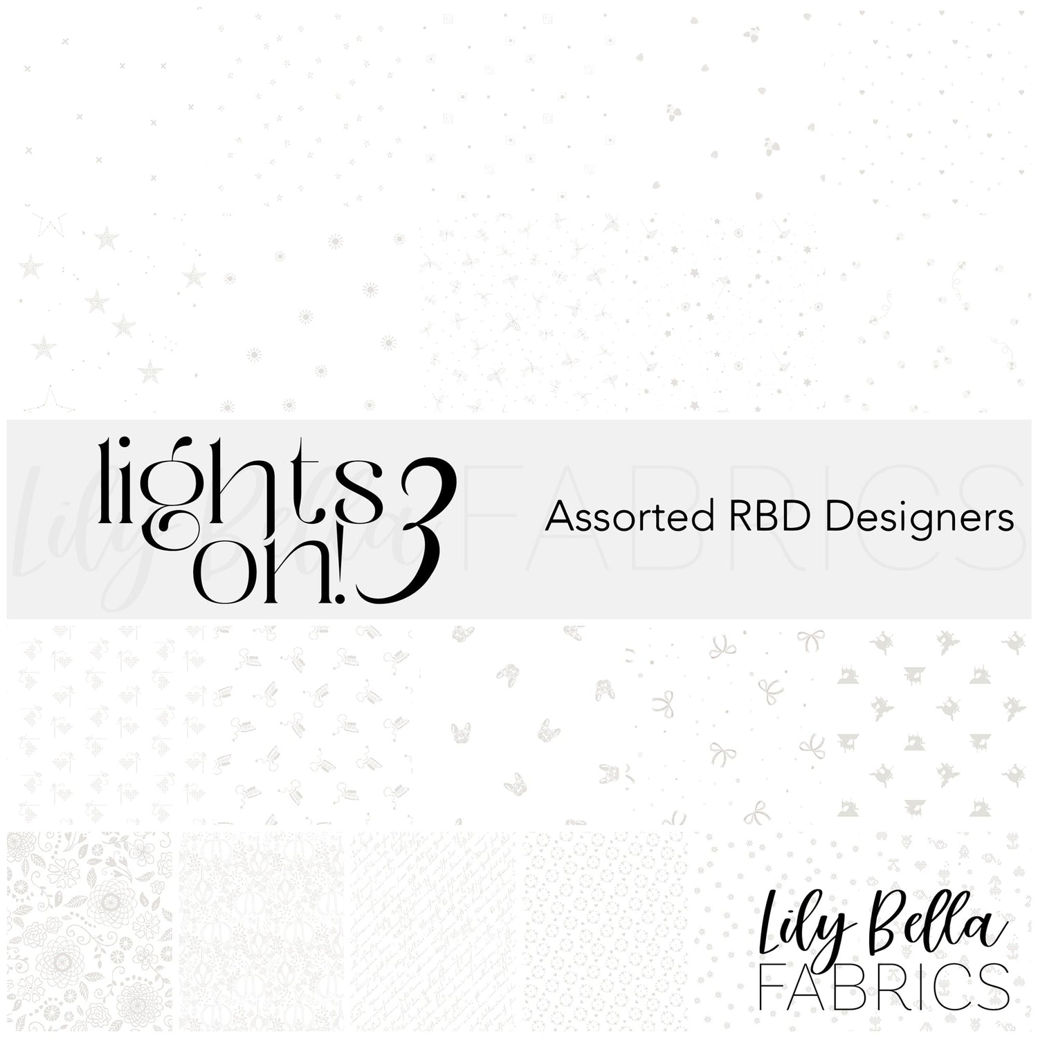 Lights On 3 Fabric Collection by Assorted RBD Designers for Riley Blake Designs at Lily Bella Fabrics
