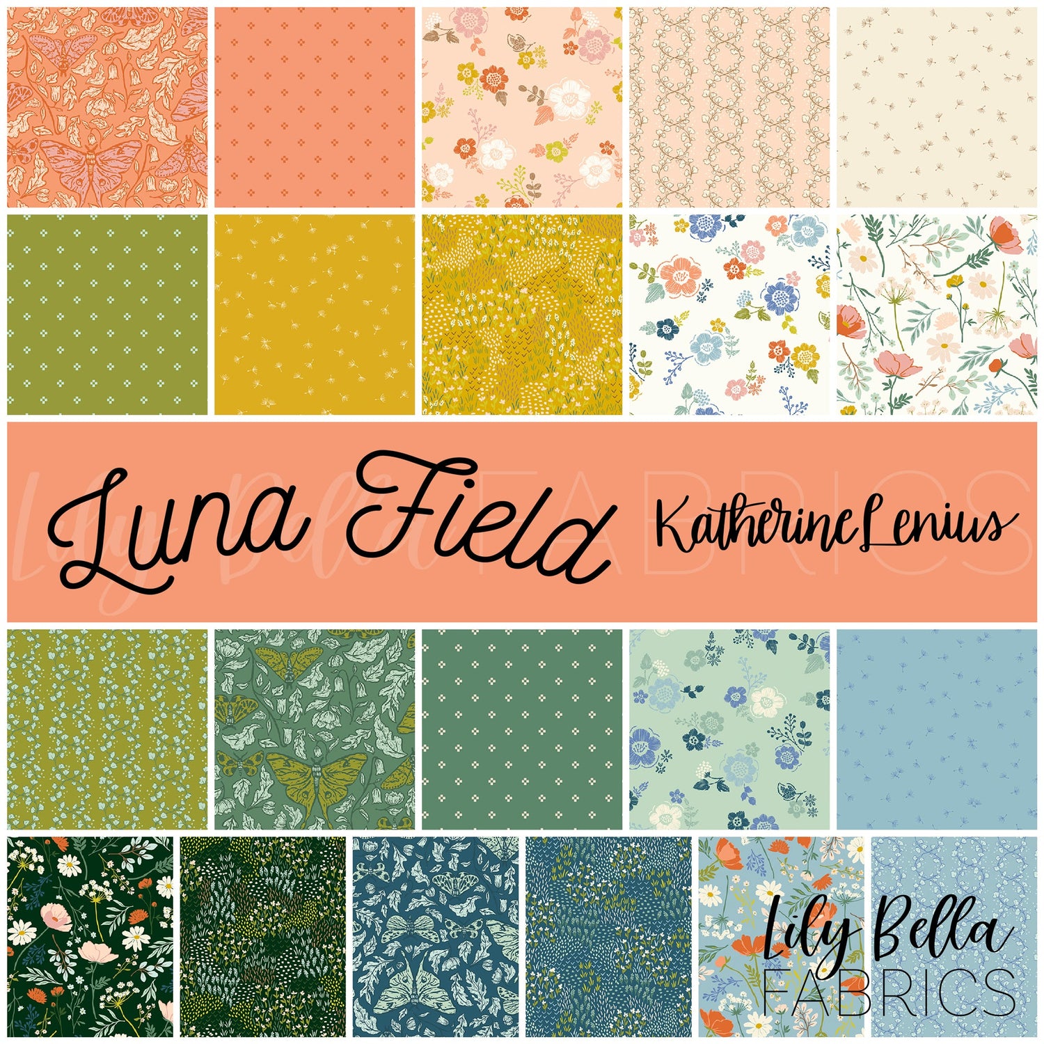 Luna Field Fabric Collection by Katherine Lenius for Riley Blake Designs at Lily Bella Fabrics