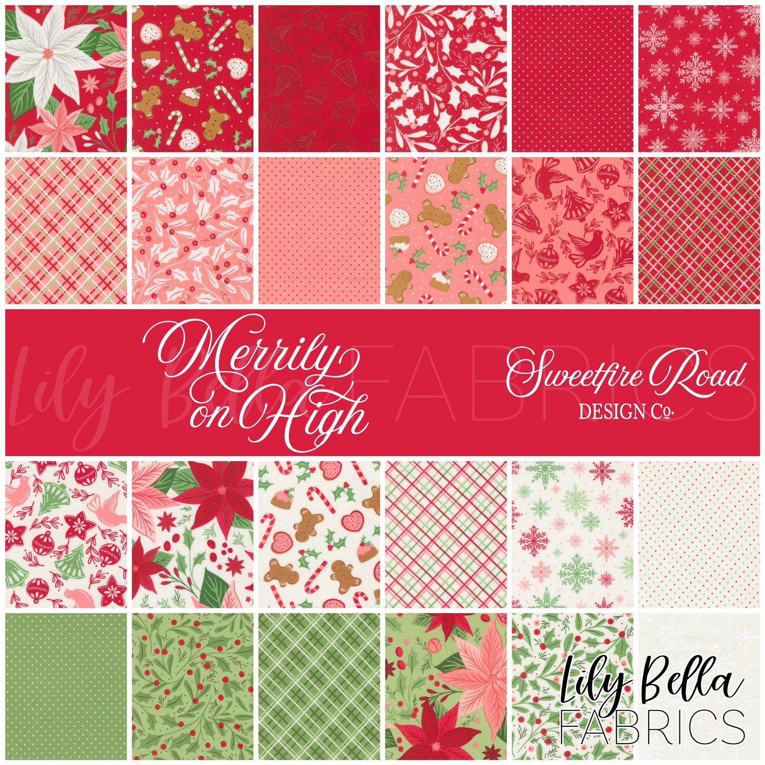 Merrily on High Fabric Collection by Sweetfire Road Design Co. for Moda at Lily Bella Fabrics
