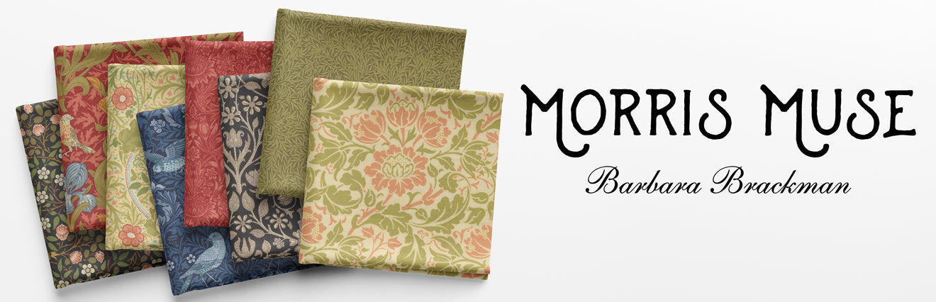Morris Muse Fabric Collection by Barbara Brackman for Moda at Lily Bella Fabrics