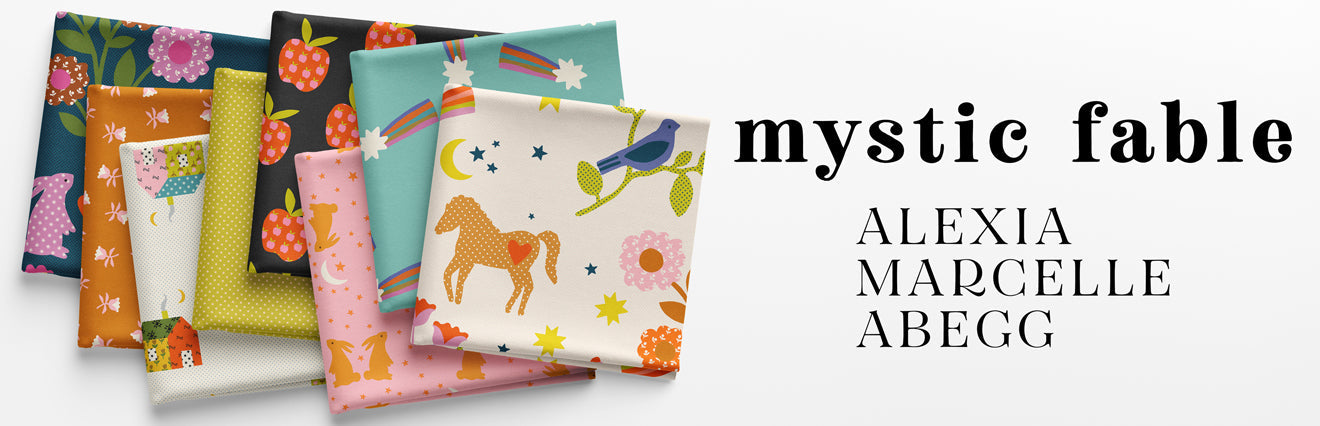 Mystic Fable Fabric Collection by Alexia Marcelle Abegg for Ruby Star Society at Lily Bella Fabrics