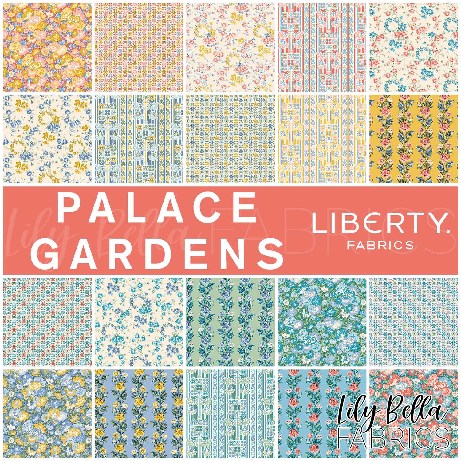 Palace Gardens Fabric Collection by Liberty Fabrics for Riley Blake Designs at Lily Bella Fabrics