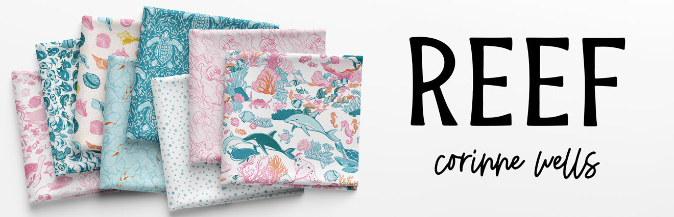 Reef Fabric Collection by Corinne Wells for Riley Blake Designs at Lily Bella Fabrics