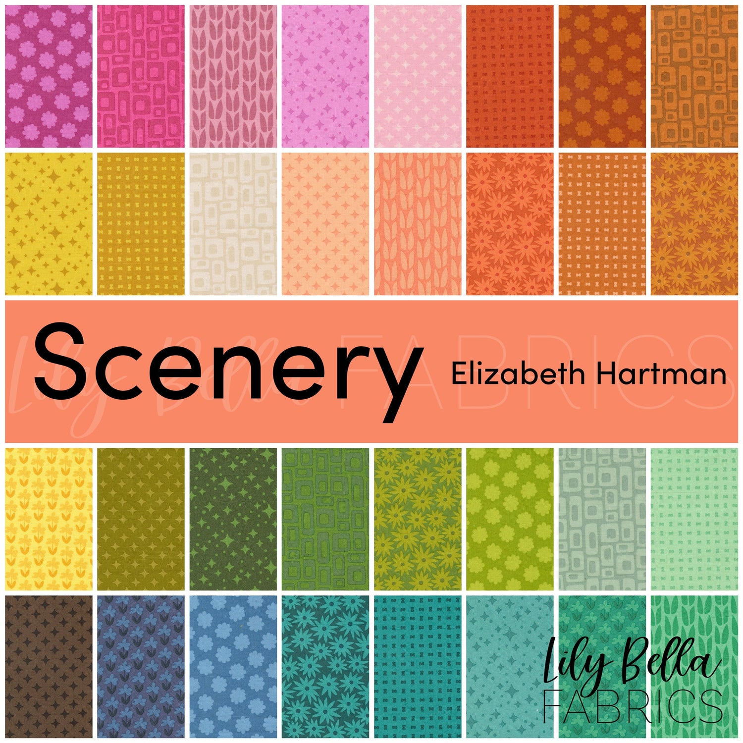 Scenery Fabric Collection by Elizabeth Hartman for Moda at Lily Bella Fabrics