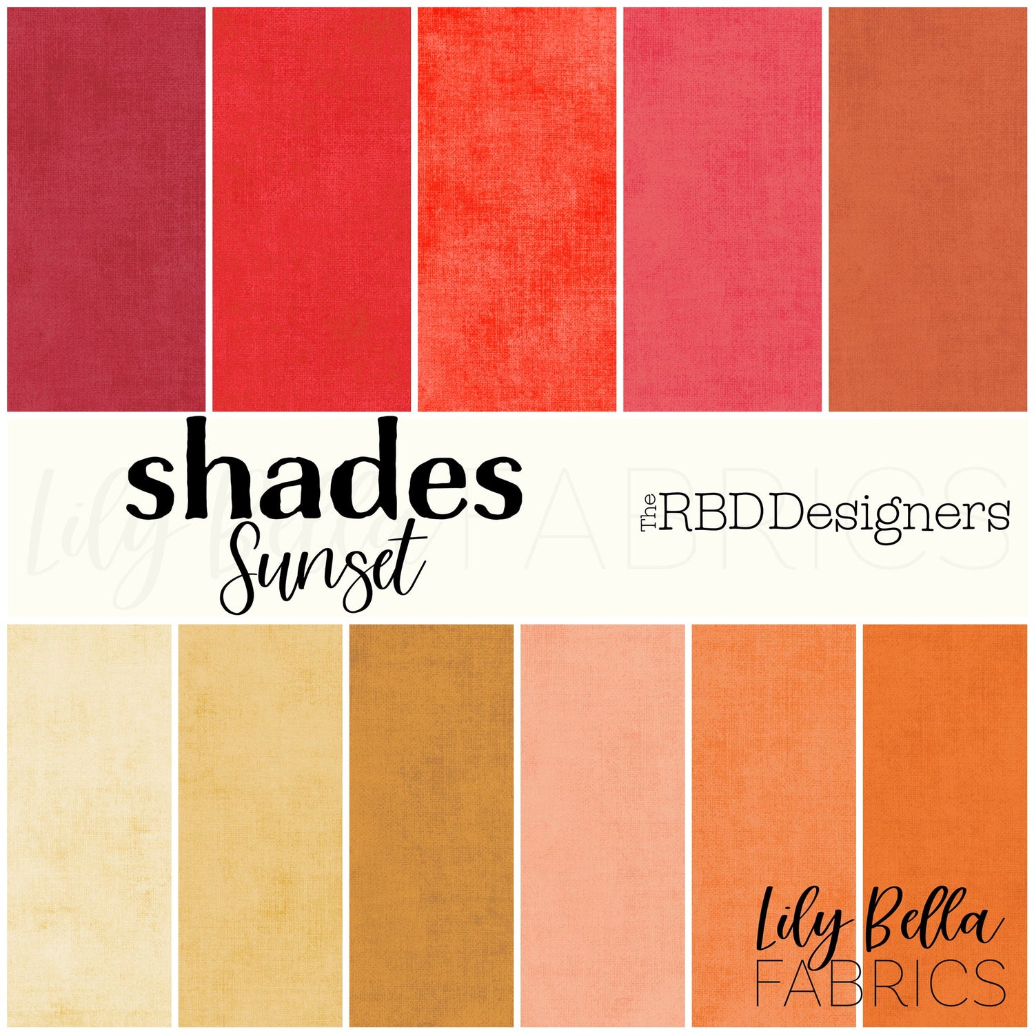 Shades - Sunset Fabric Collection by The RBD Designers for Riley Blake Designs at Lily Bella Fabrics