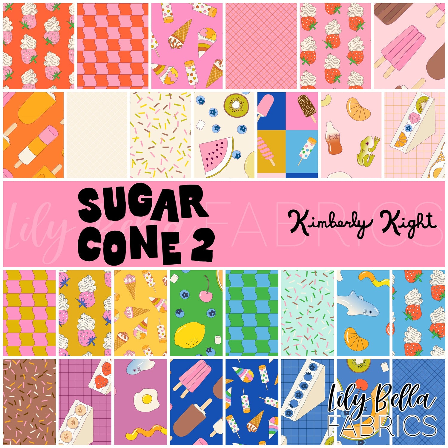 Sugar Cone 2 Fabric Collection by Kimberly Kight for Ruby Star Society at Lily Bella Fabrics