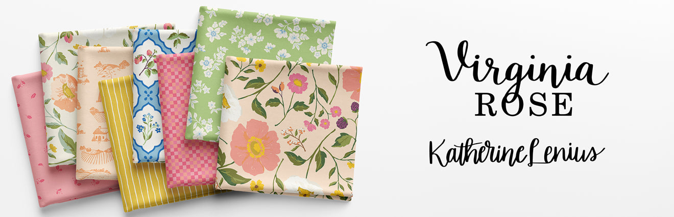 Virginia Rose Fabric Collection by Katherine Lenius for Riley Blake Designs at Lily Bella Fabrics