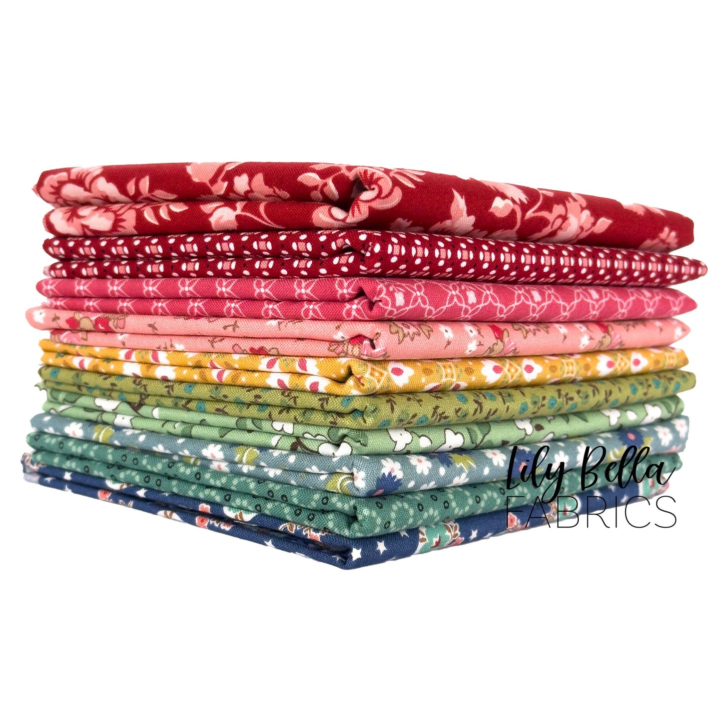 Home Town Half Yard Bundle (10 pcs) by Lori Holt for Riley Blake