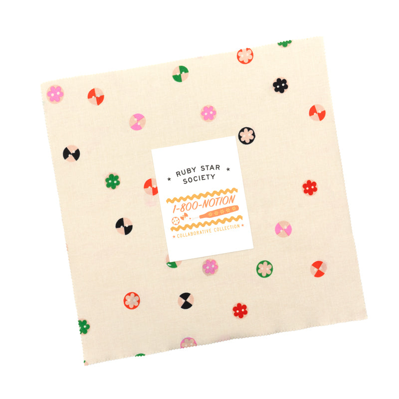 1-800-Notion Layer Cake (42 pieces) by Ruby Star Society Collaborative (RS5207LC)