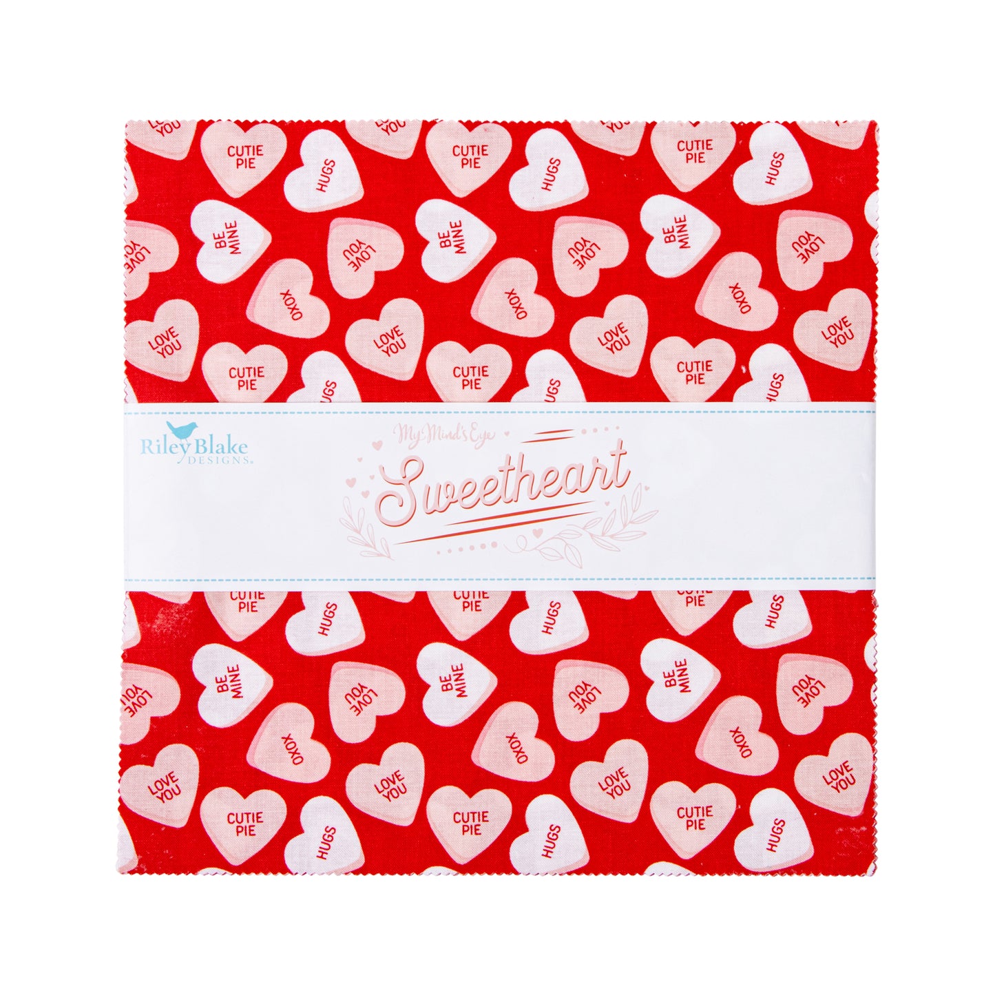 Sweetheart 10 Inch Stacker (42 pcs) by My Mind's Eye for Riley Blake