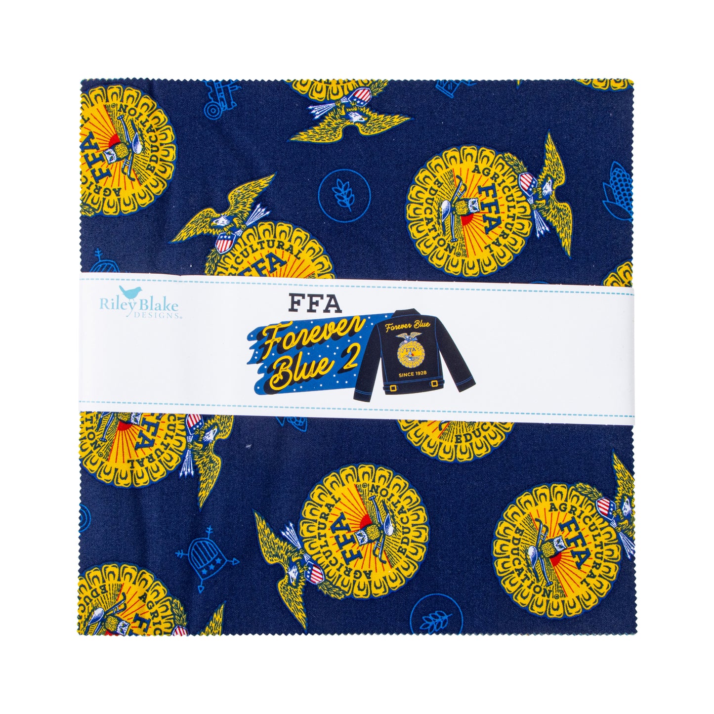FFA Forever Blue 2 10 Inch Stacker (42 pcs) by Riley Blake Designs