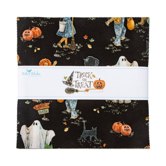 Trick or Treat 10 Inch Stacker (42 pcs) by Lisa Audit for Riley Blake Designs