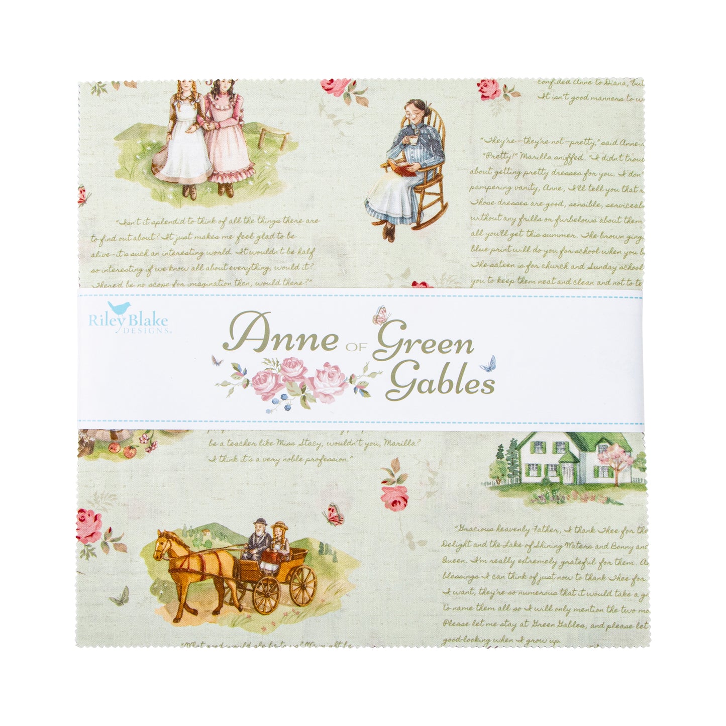 Anne of Green Gables 10 Inch Stacker (42 pcs) by Riley Blake Designs