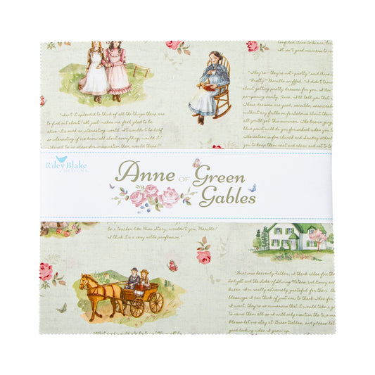Anne of Green Gables 10 Inch Stacker (42 pcs) by Riley Blake Designs