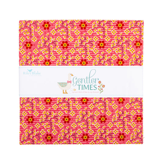 Gentler Times 10 Inch Stacker (42 pcs) by Lori Holt for Riley Blake