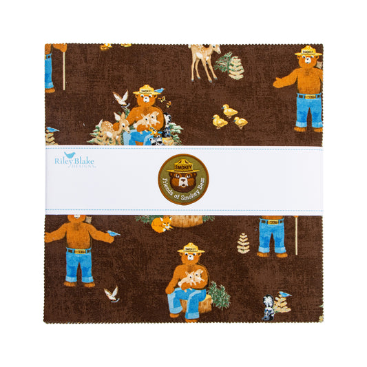 Friends of Smokey Bear 10 Inch Stacker (42 pcs) by Riley Blake Designs