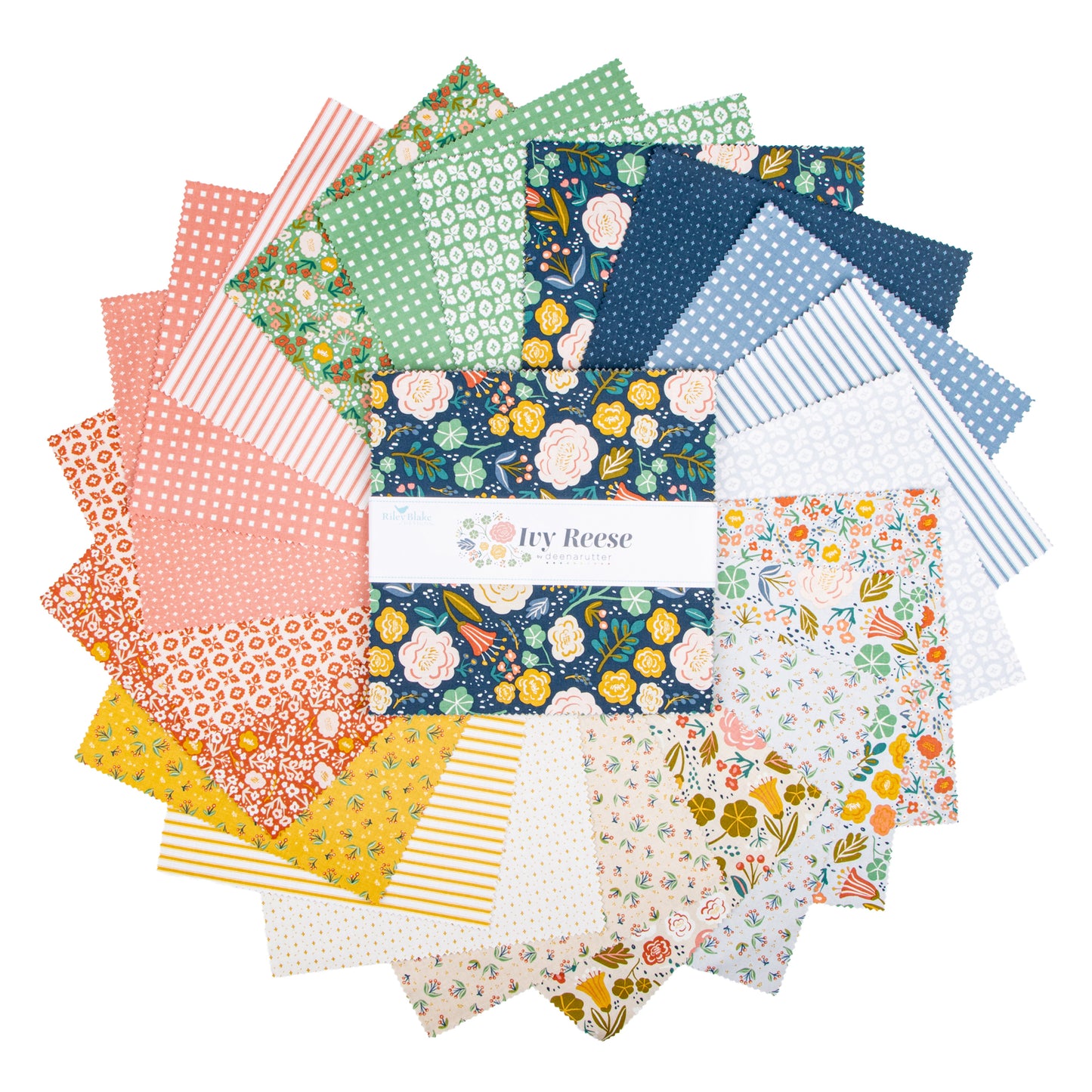 Ivy Reese 10 Inch Stacker (42 pcs) by Deena Rutter for Riley Blake