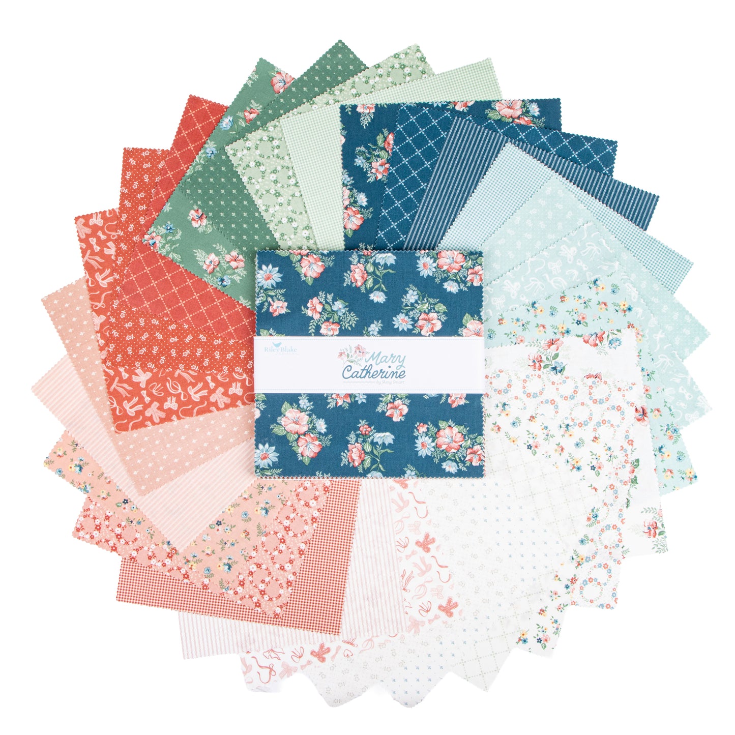 Mary Catherine 10 Inch Stacker (42 pcs) by Amy Smart for Riley Blake Designs
