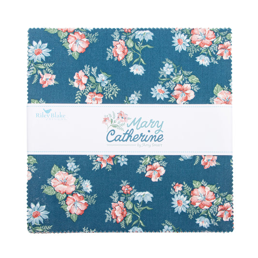 Mary Catherine 10 Inch Stacker (42 pcs) by Amy Smart for Riley Blake Designs
